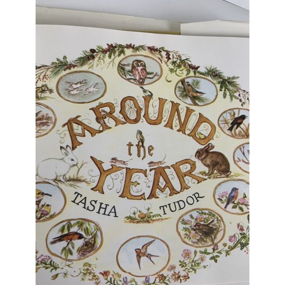 Tasha Tudor AROUND THE YEAR / First Edition 1957 Hardback Dust Jacket - Picture 2 of 8